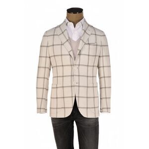 Sartorio Windowpane Virgin-Wool Sport Jacket